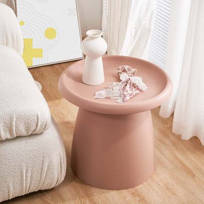 ArtissIn Coffee Table Round 52CM Plastic Pink