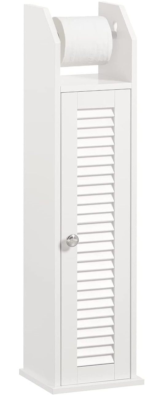 Wooden Bathroom Storage Cabinet, White